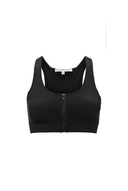 Black sport bra