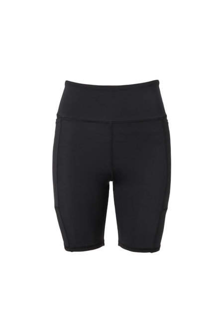 black sports shorts